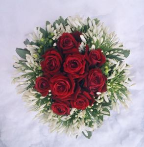 Bukiet czerwonych róż 